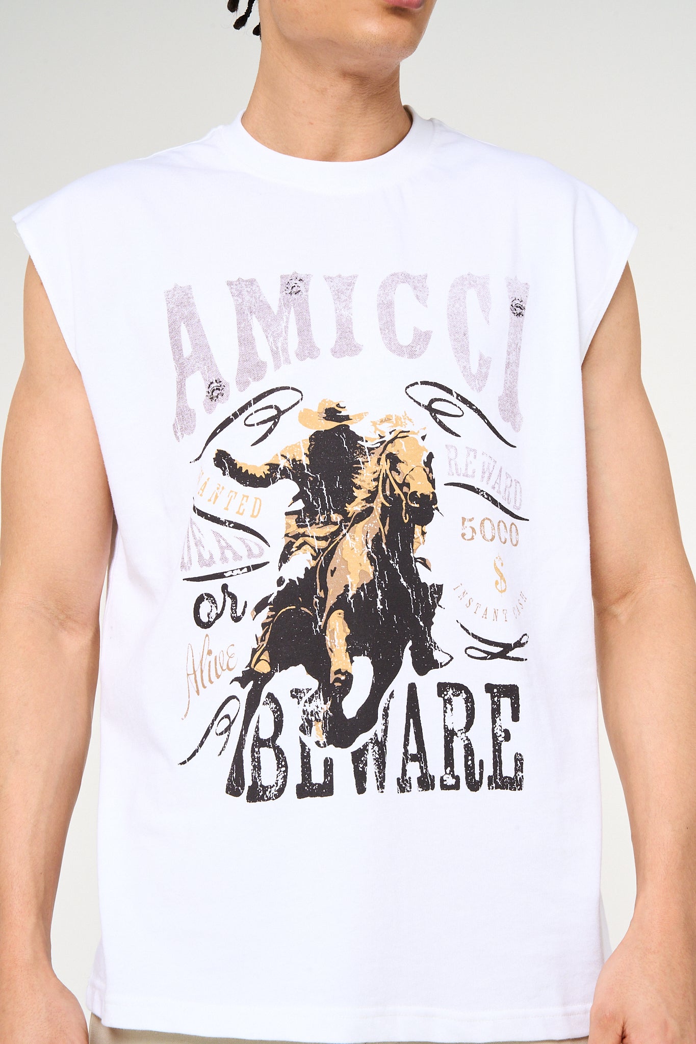 Outlaw Sleevless Graphic T