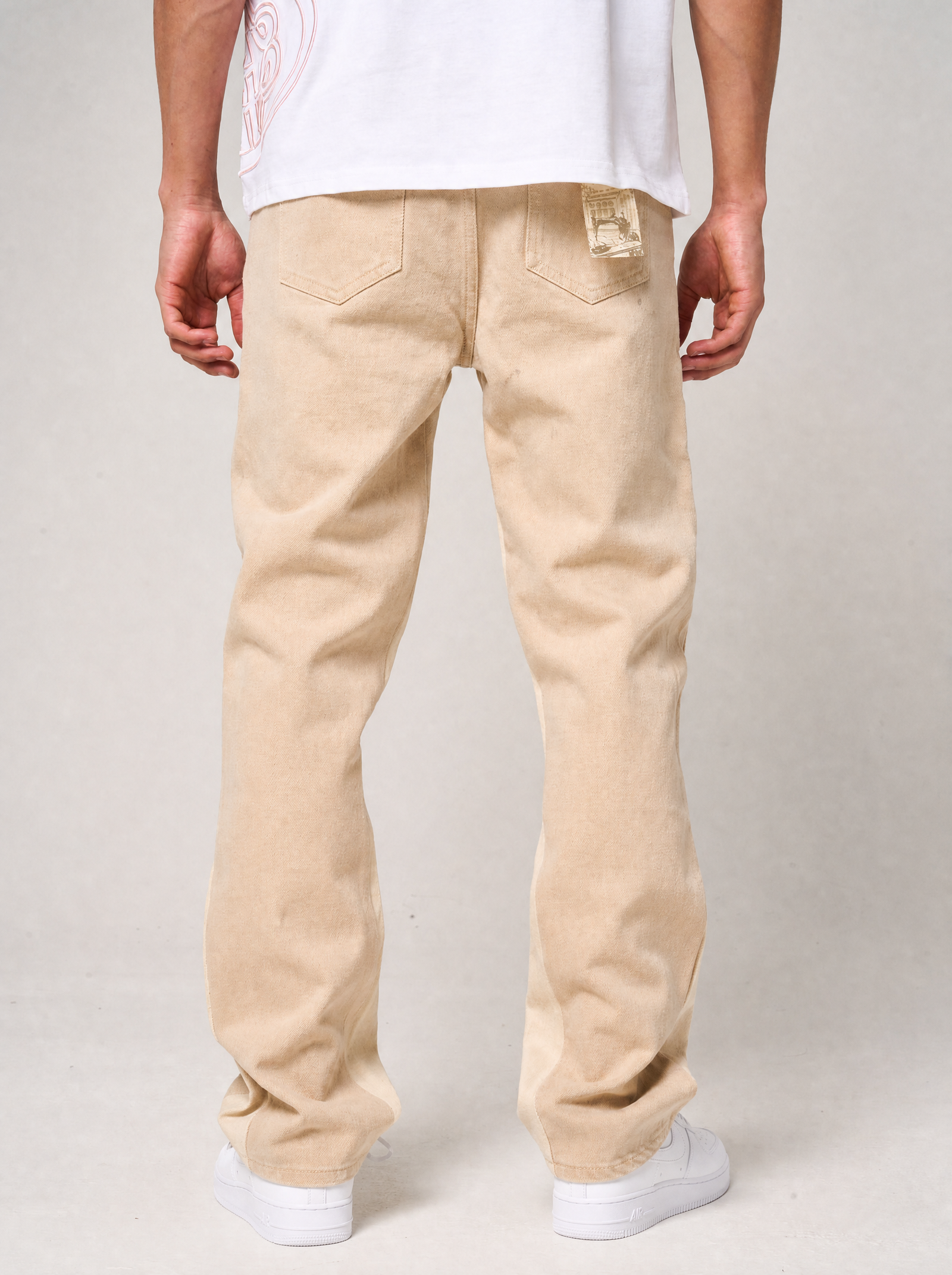 Maranello Beige Flare Jean