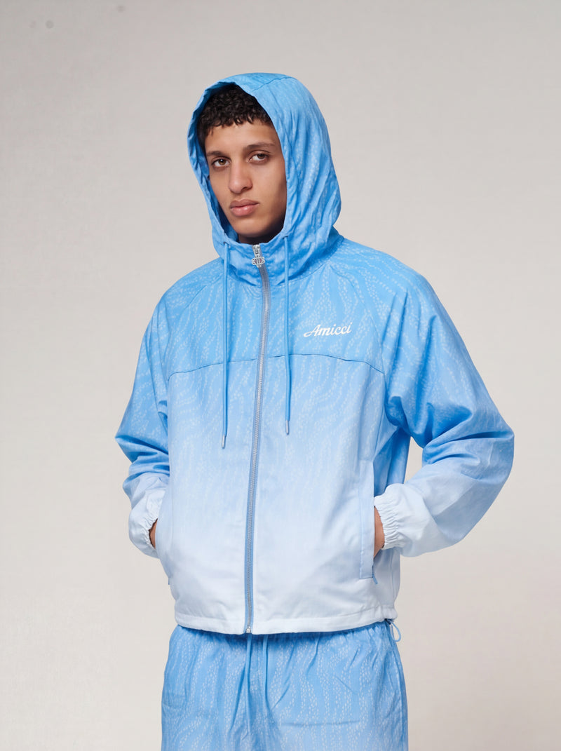 Luciano windjack blauw