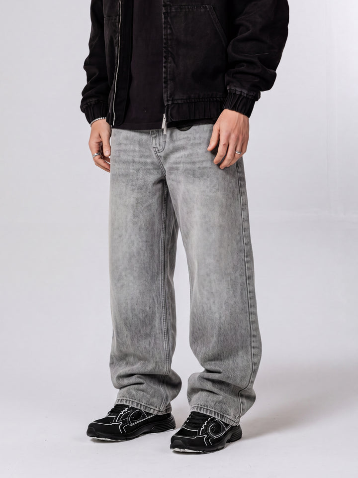 Calabria Grey Baggy Jean