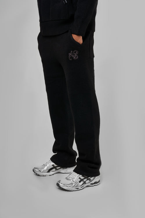 Amos Black Knitted Jogger