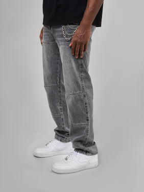 Weston Grey Straight Fit Jean