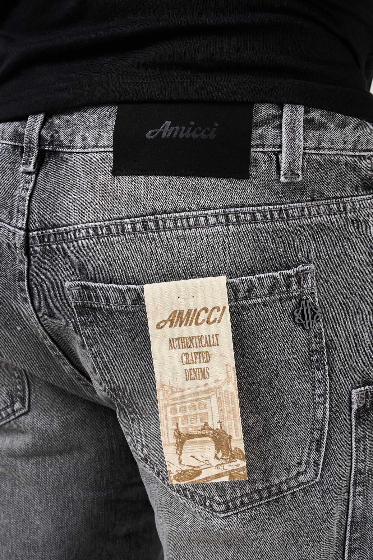Weston Grijs Recht Model Jean
