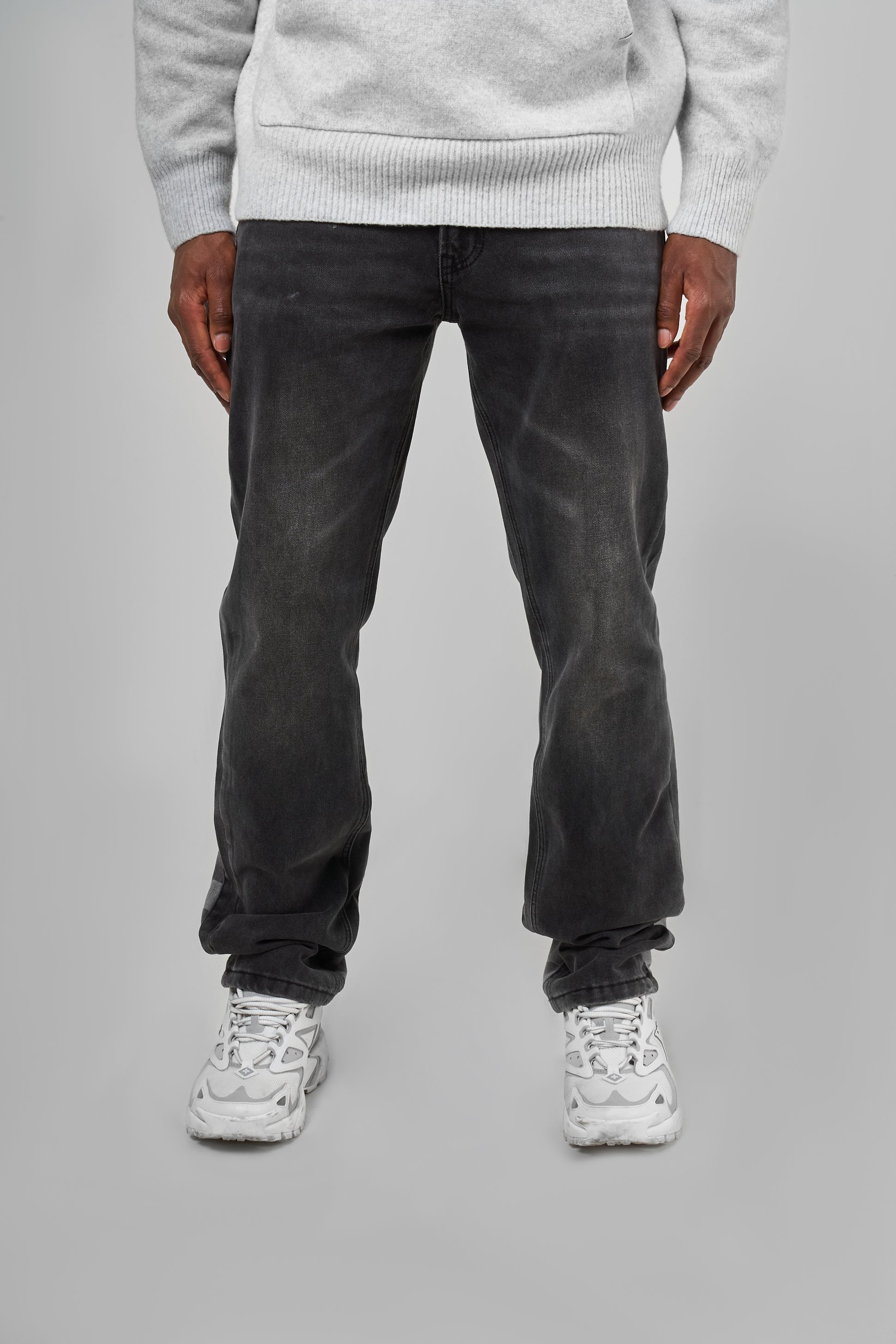 Givona Gewassen Zwarte Flare Jeans