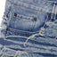 Sassari Frayed Blue Denim Shorts