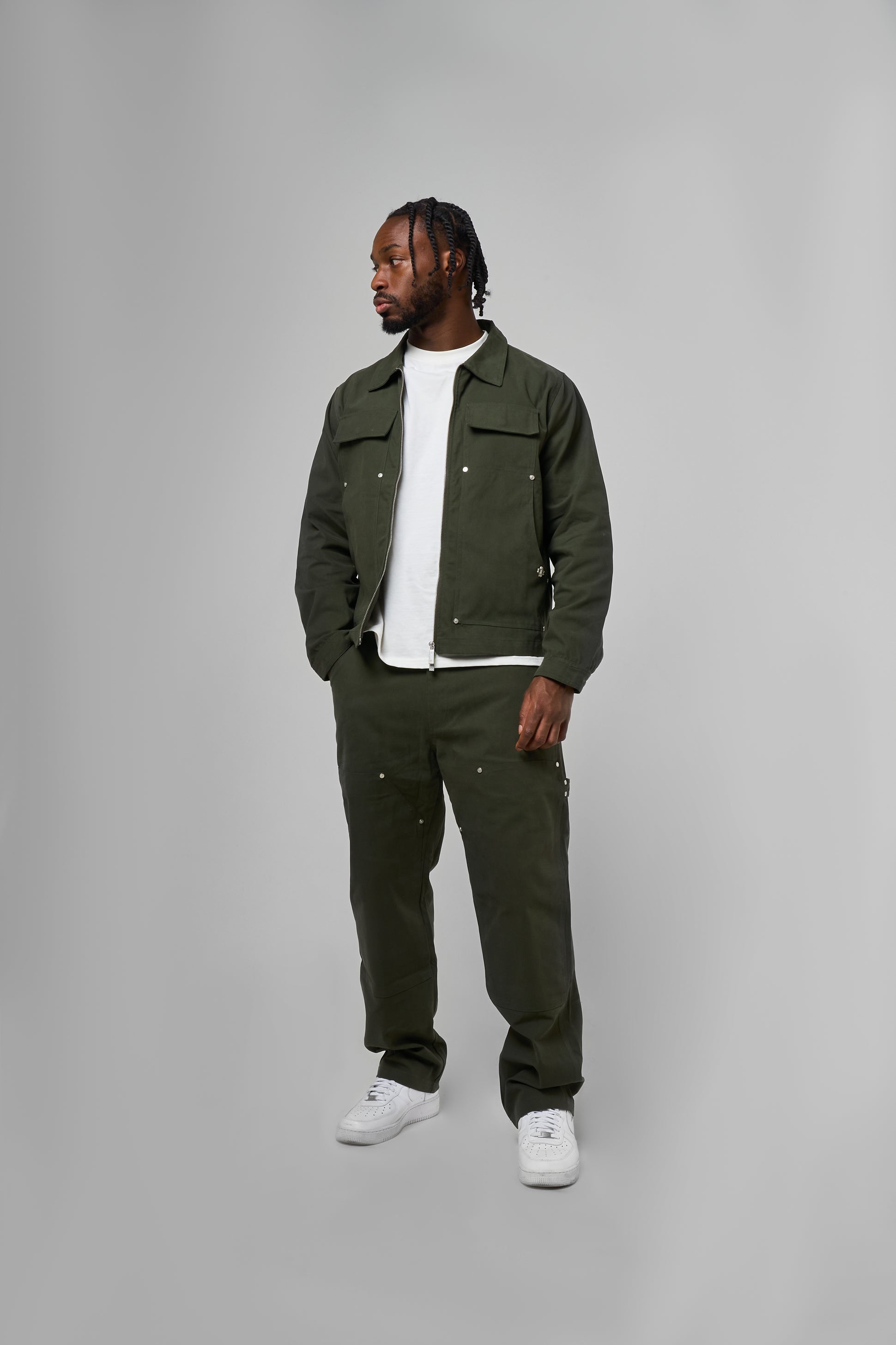 Wyatt Khaki Twill Pants