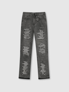 Sarrona Grey Washed Denim Jean
