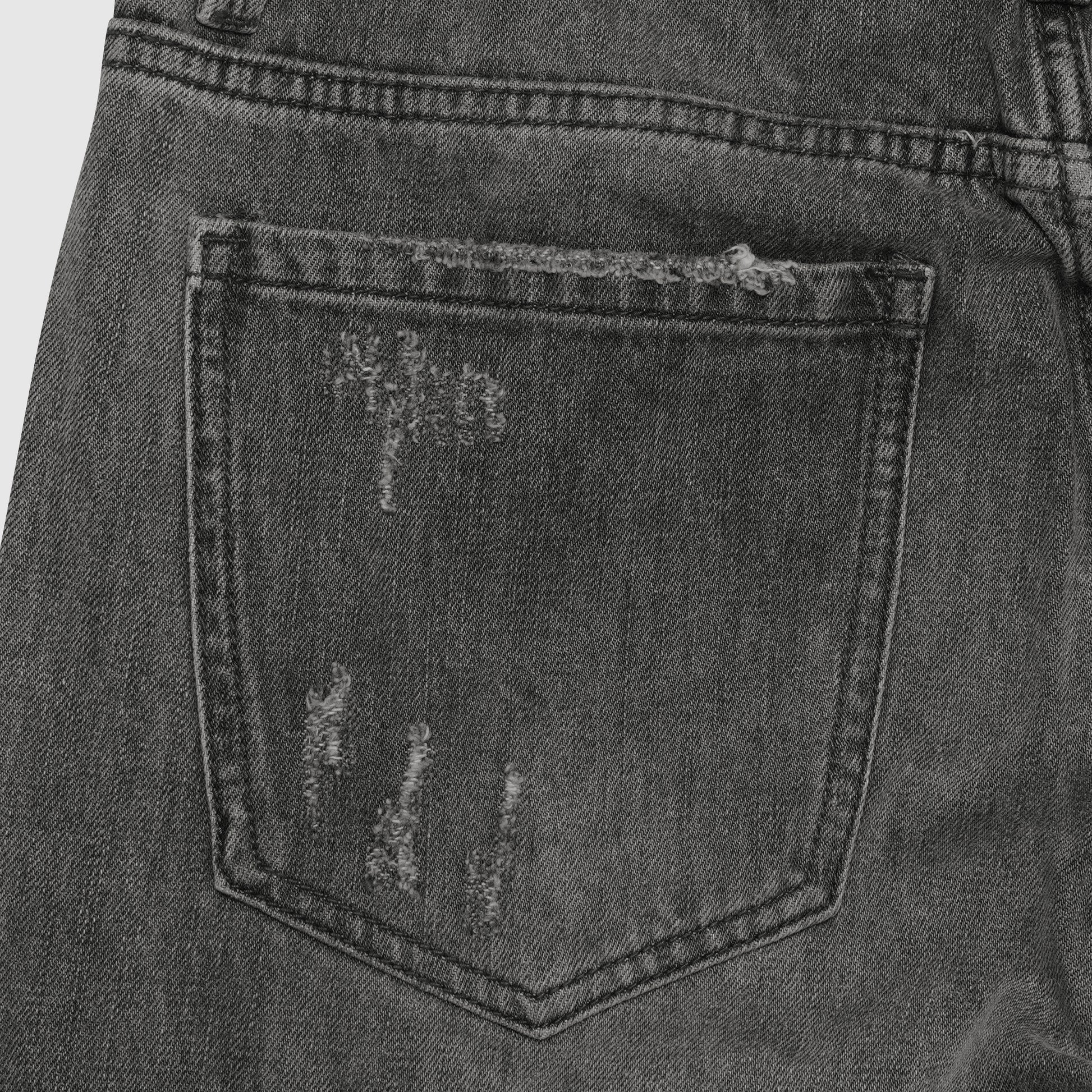 Sarrona Grijs Gewassen Denim Jeans