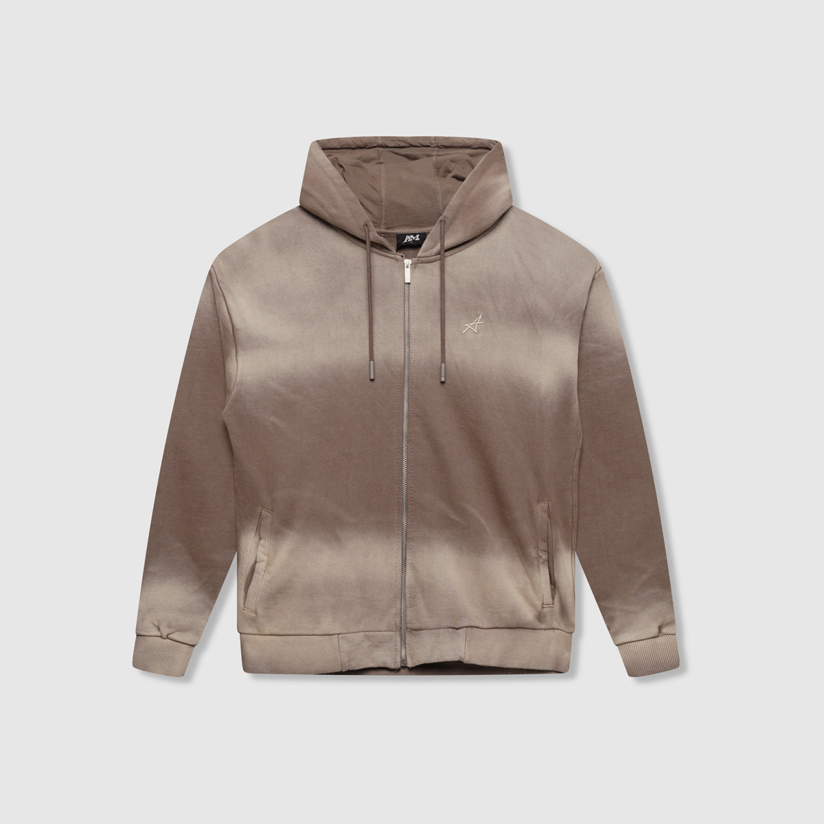 Levanto Washed Zip through Taupe