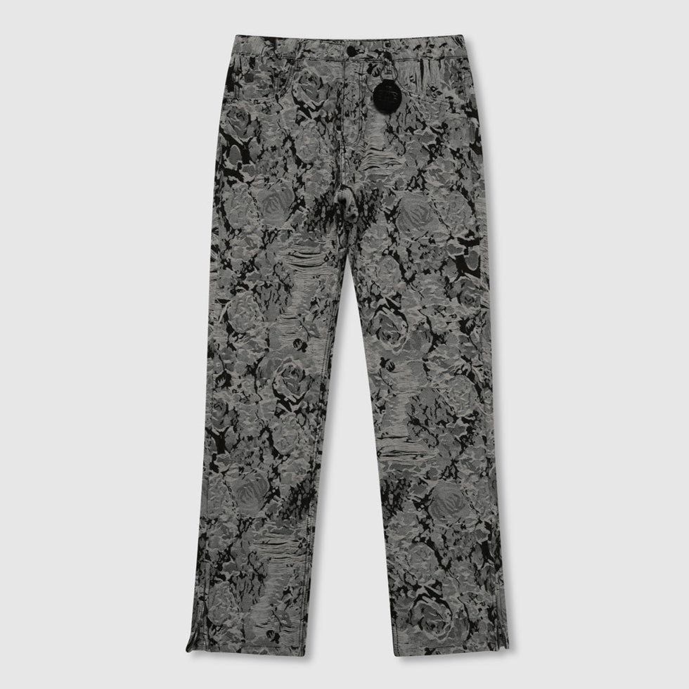 Amelio Jean en Denim Jacquard Noir