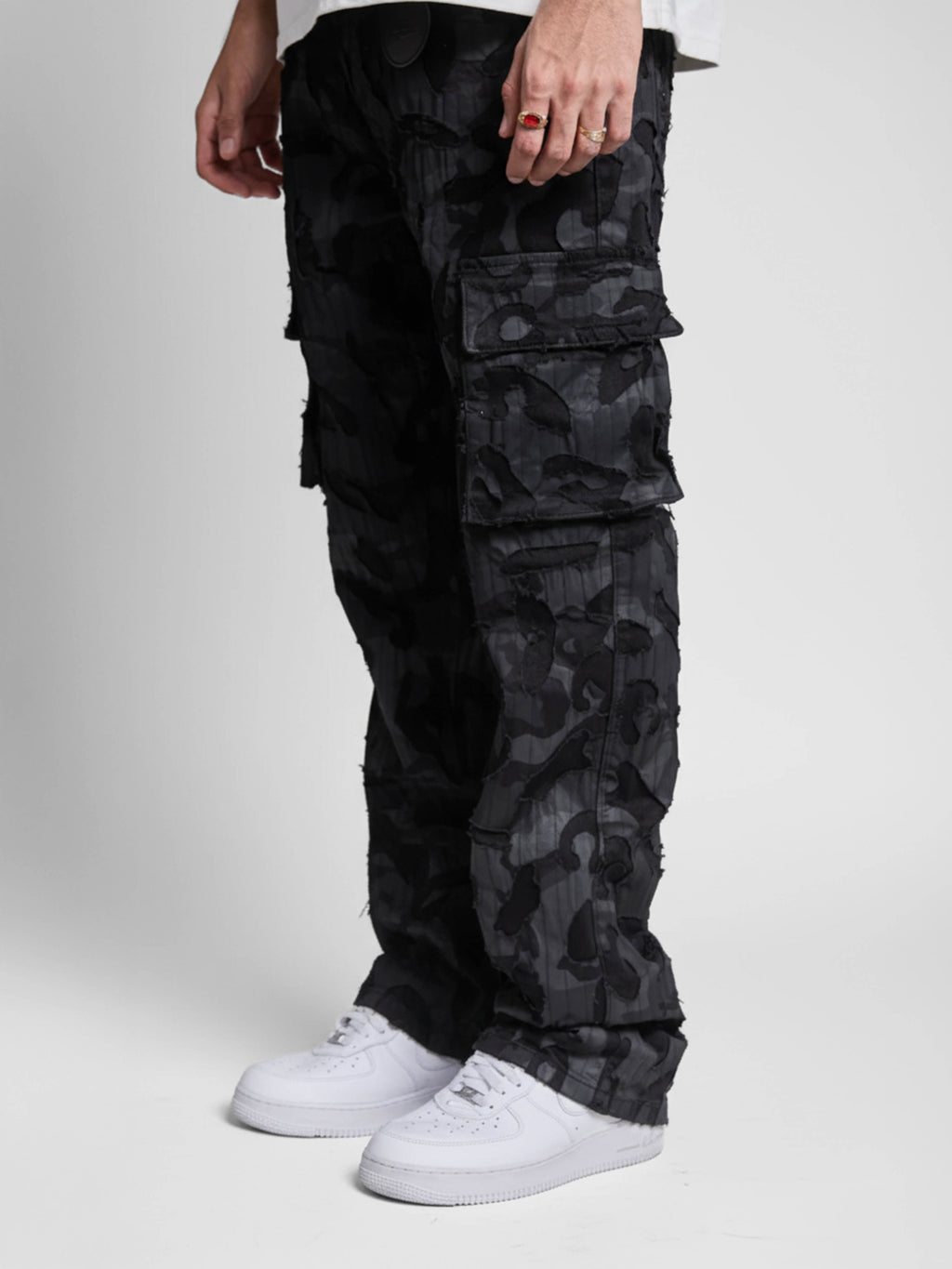 Jean en denim noir Geragio