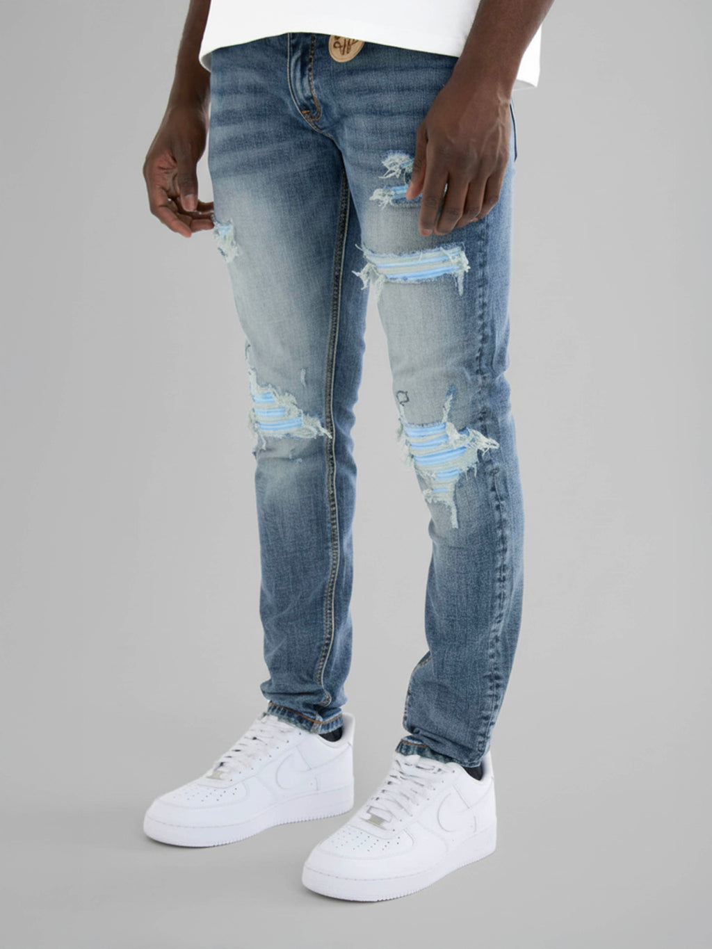 Jeans skinny Arlow Blue Bandana