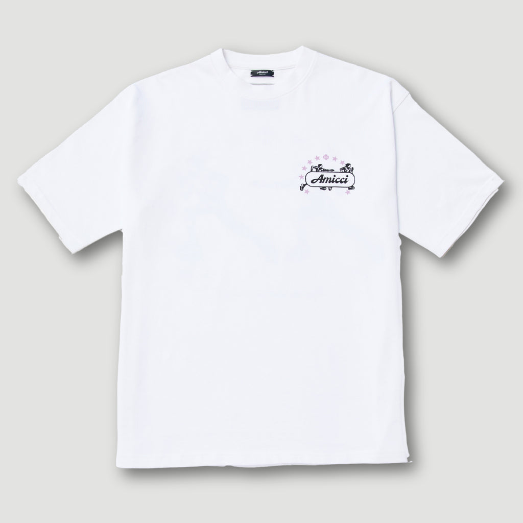 Hasten Grafisch T-shirt Wit