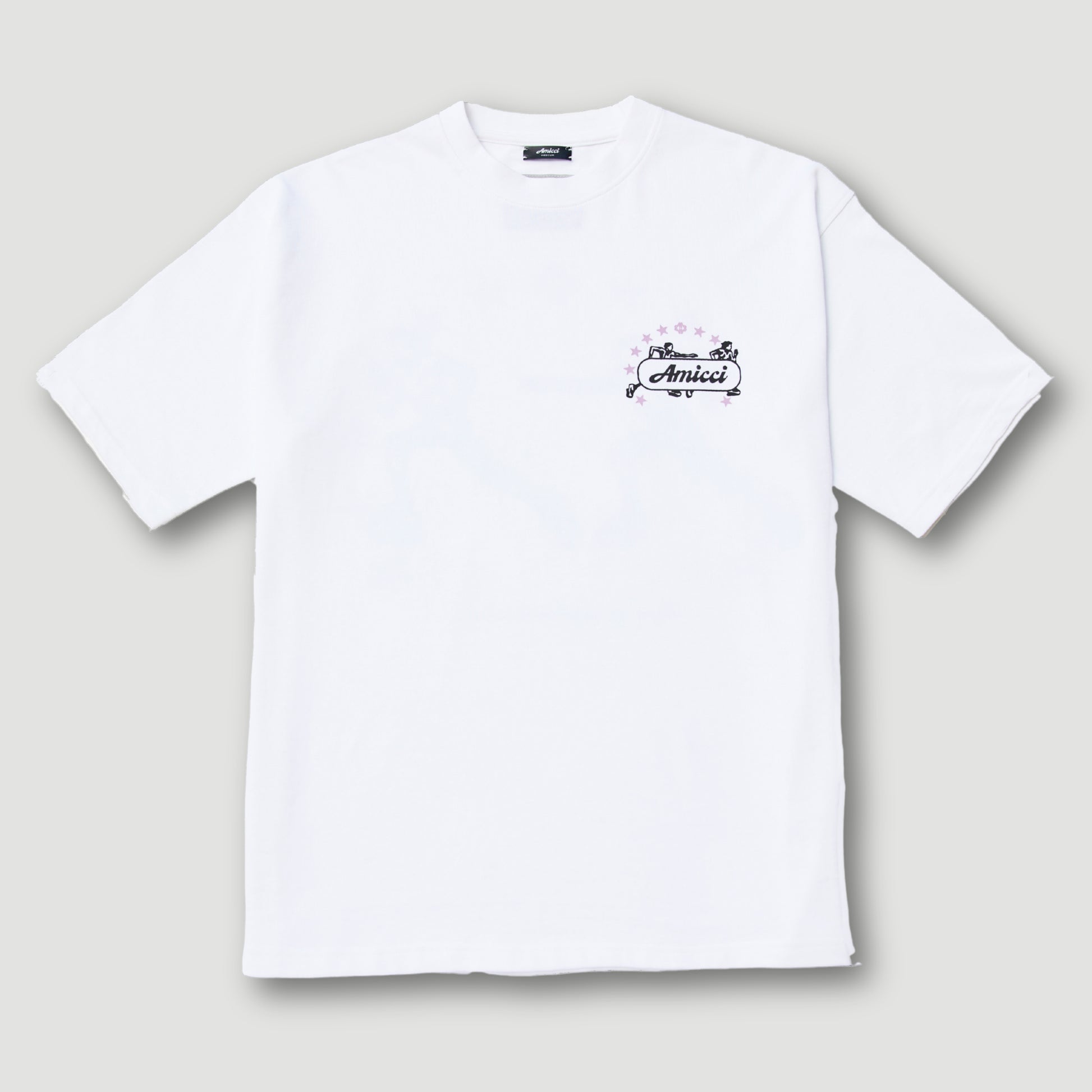 Hasten Grafisch T-shirt Wit