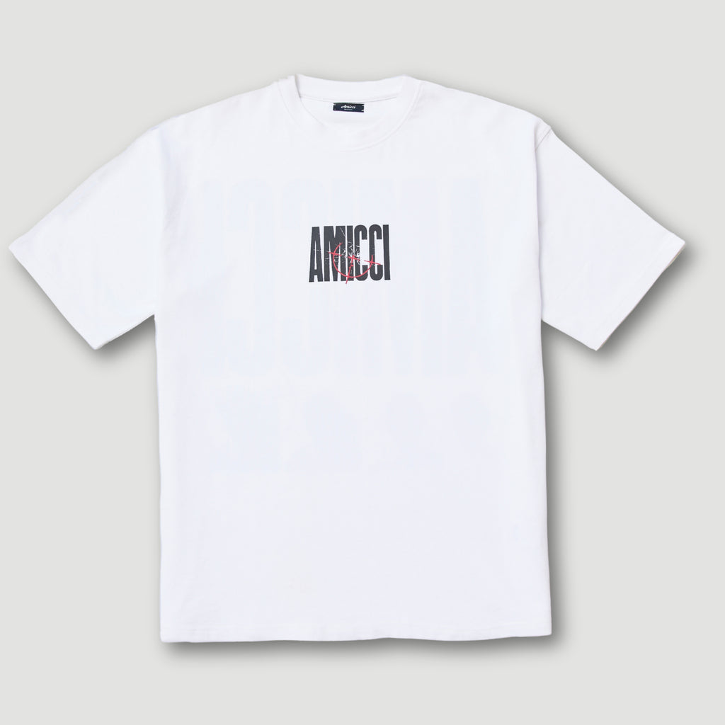 Sniper Grafisch T-shirt Wit