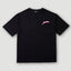 T-shirt surdimensionné graphique Tiriosa Noir