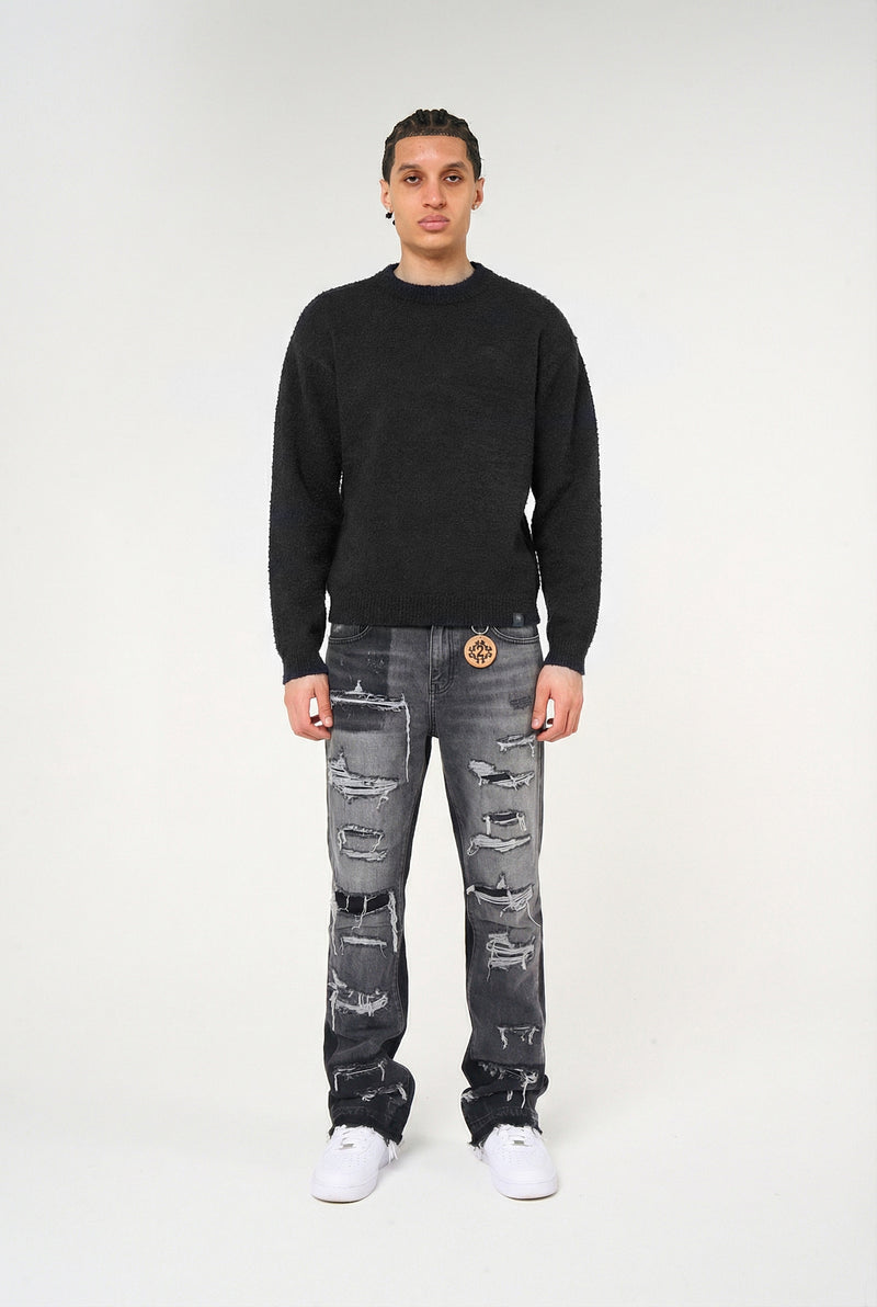 Imola Grey Flare Jean