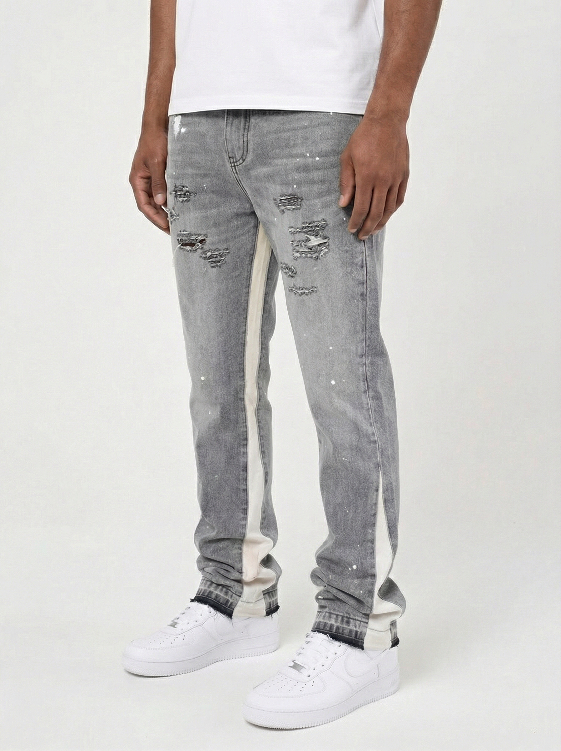 Maranello Grey Flare Jean