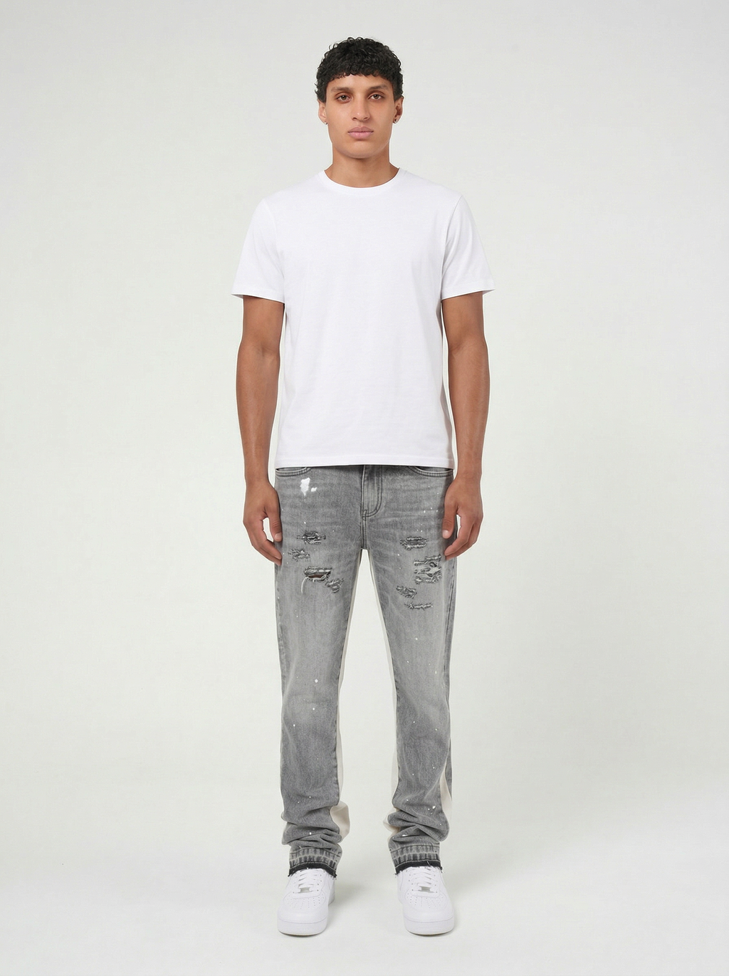 Maranello Grey Flare Jean