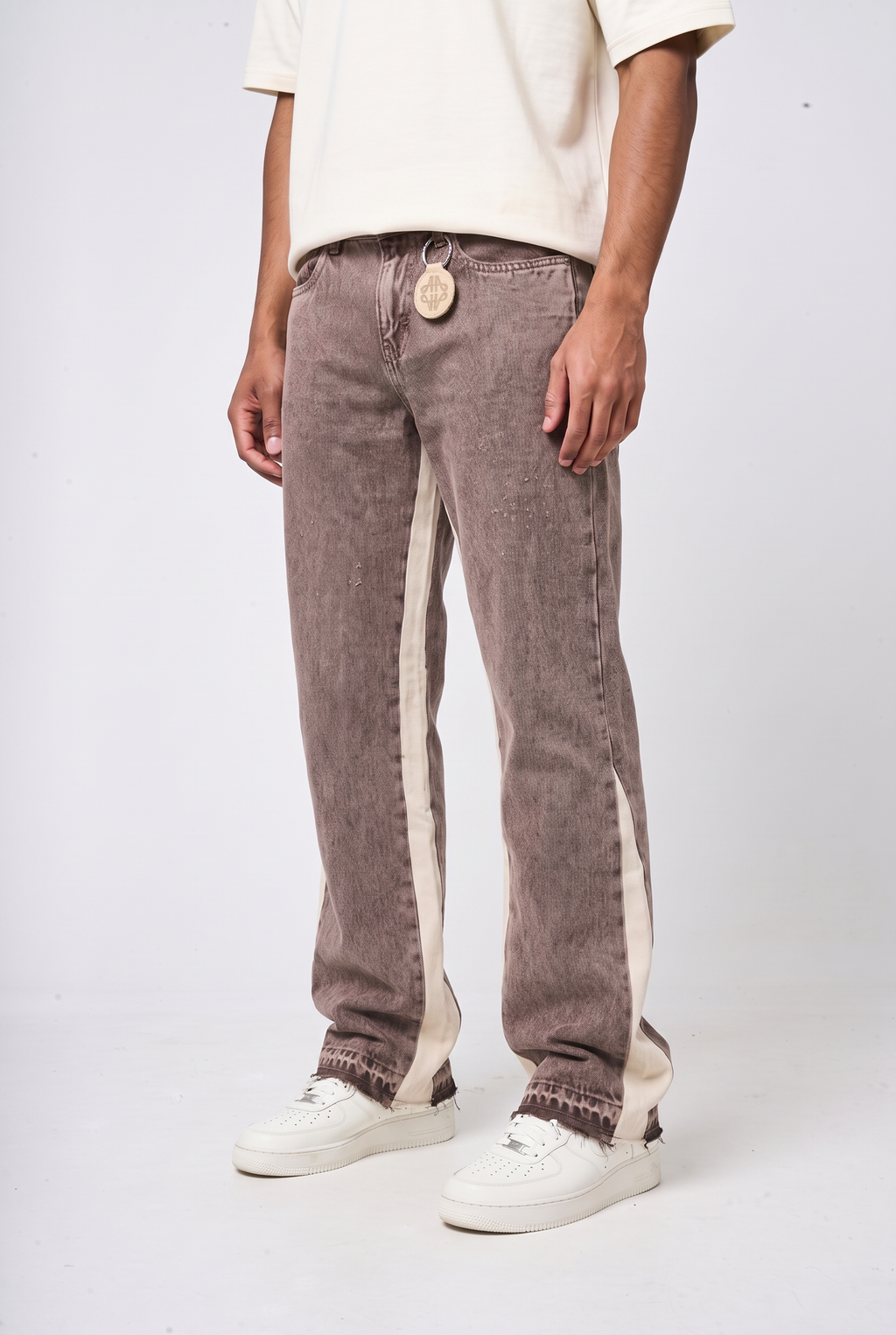 Gris Maranello Flare Denim