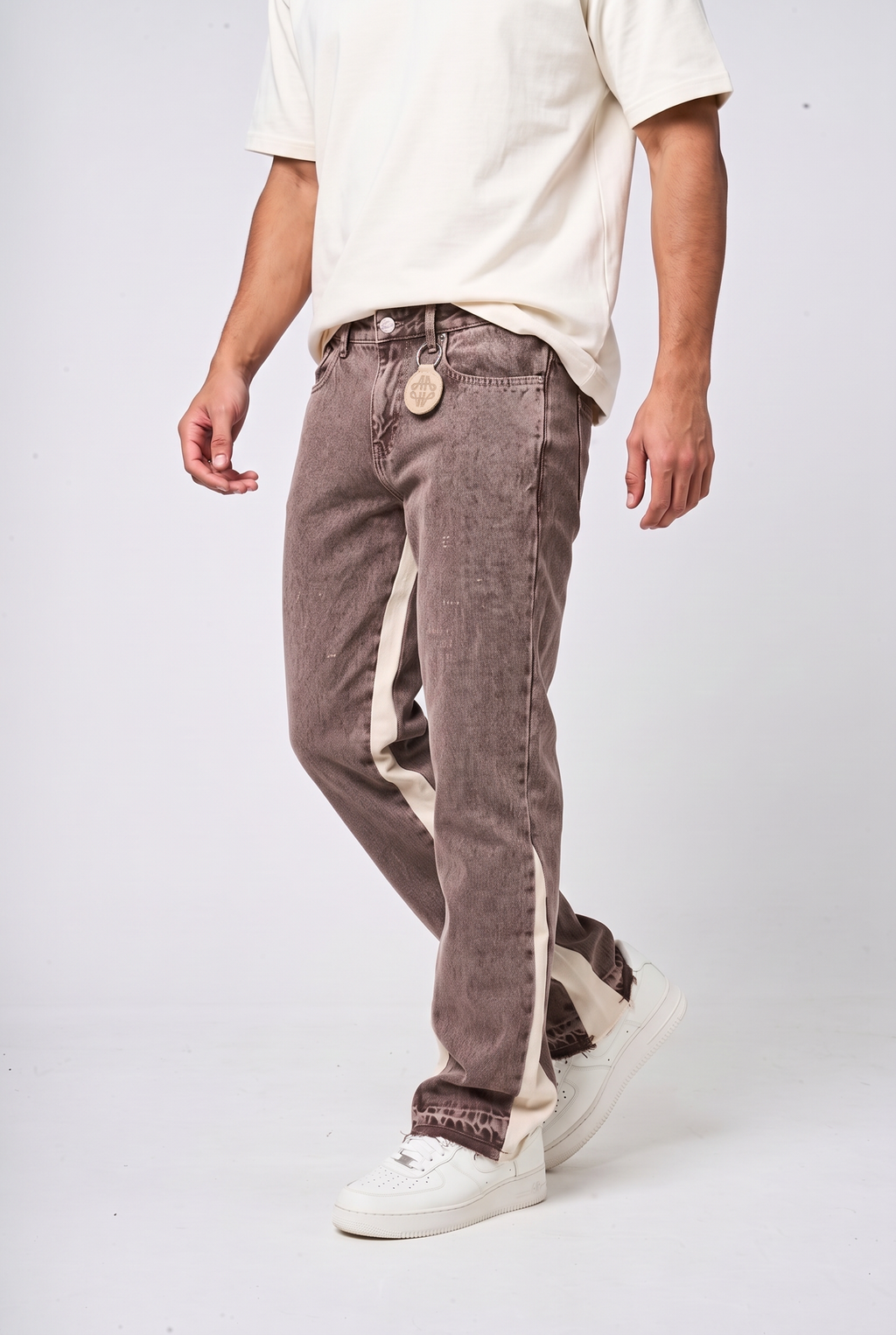 Gris Maranello Flare Denim