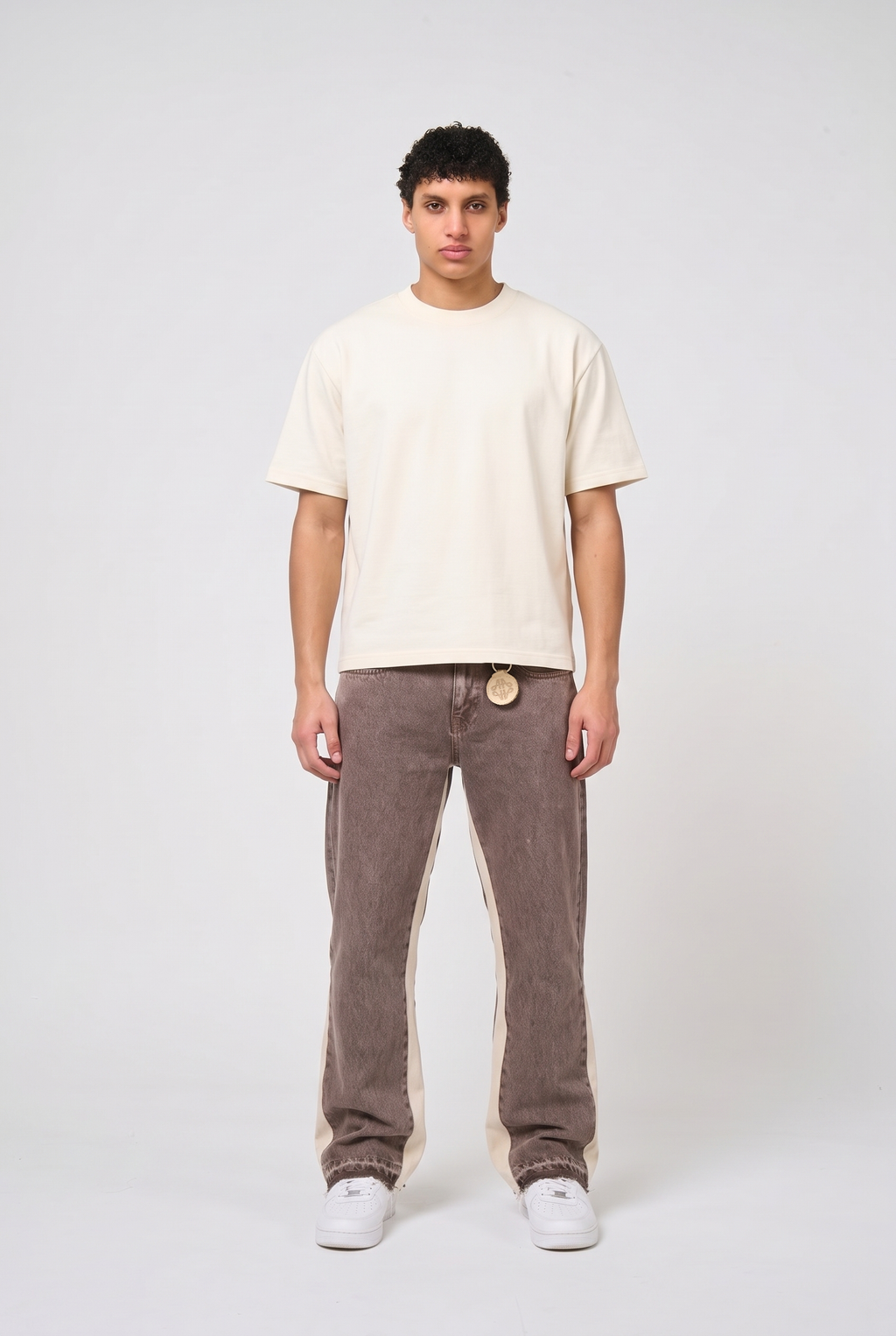 Gris Maranello Flare Denim