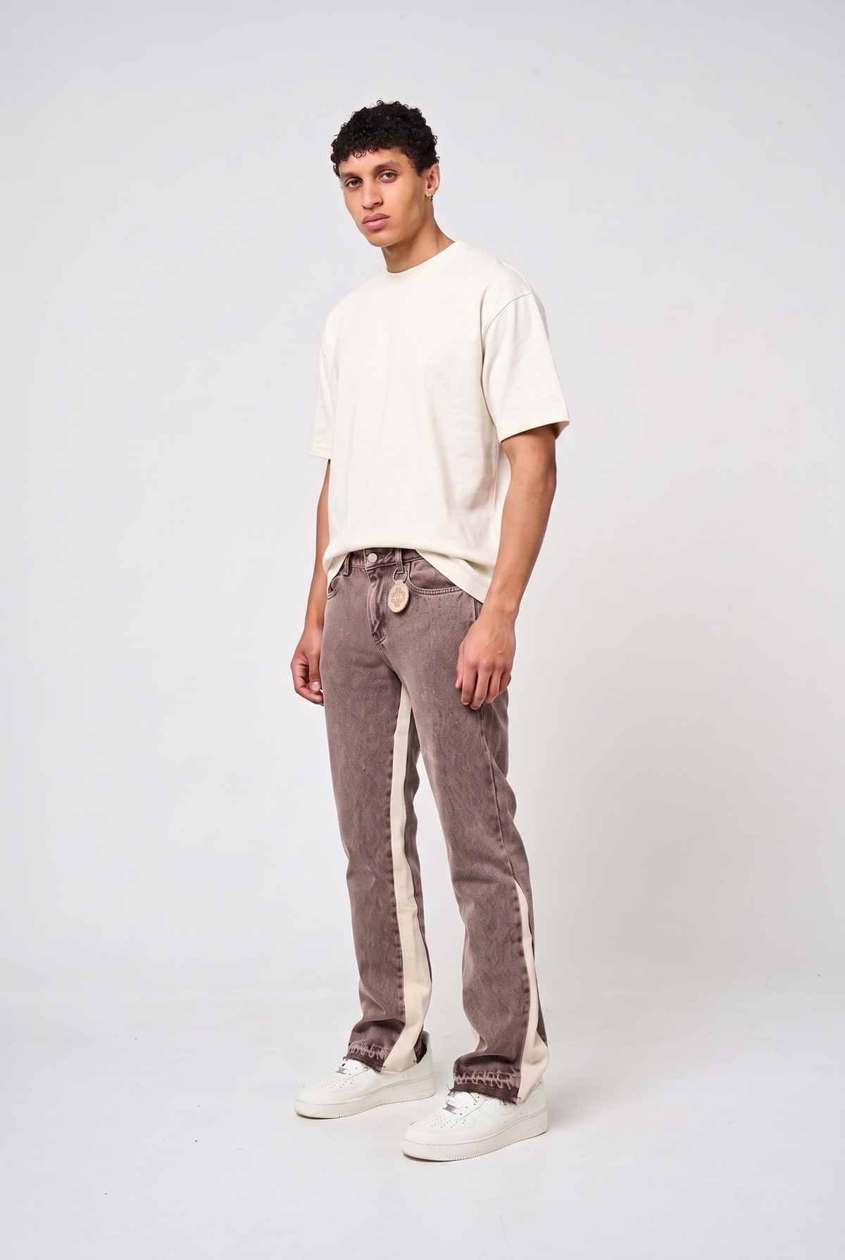 Gris Maranello Flare Denim