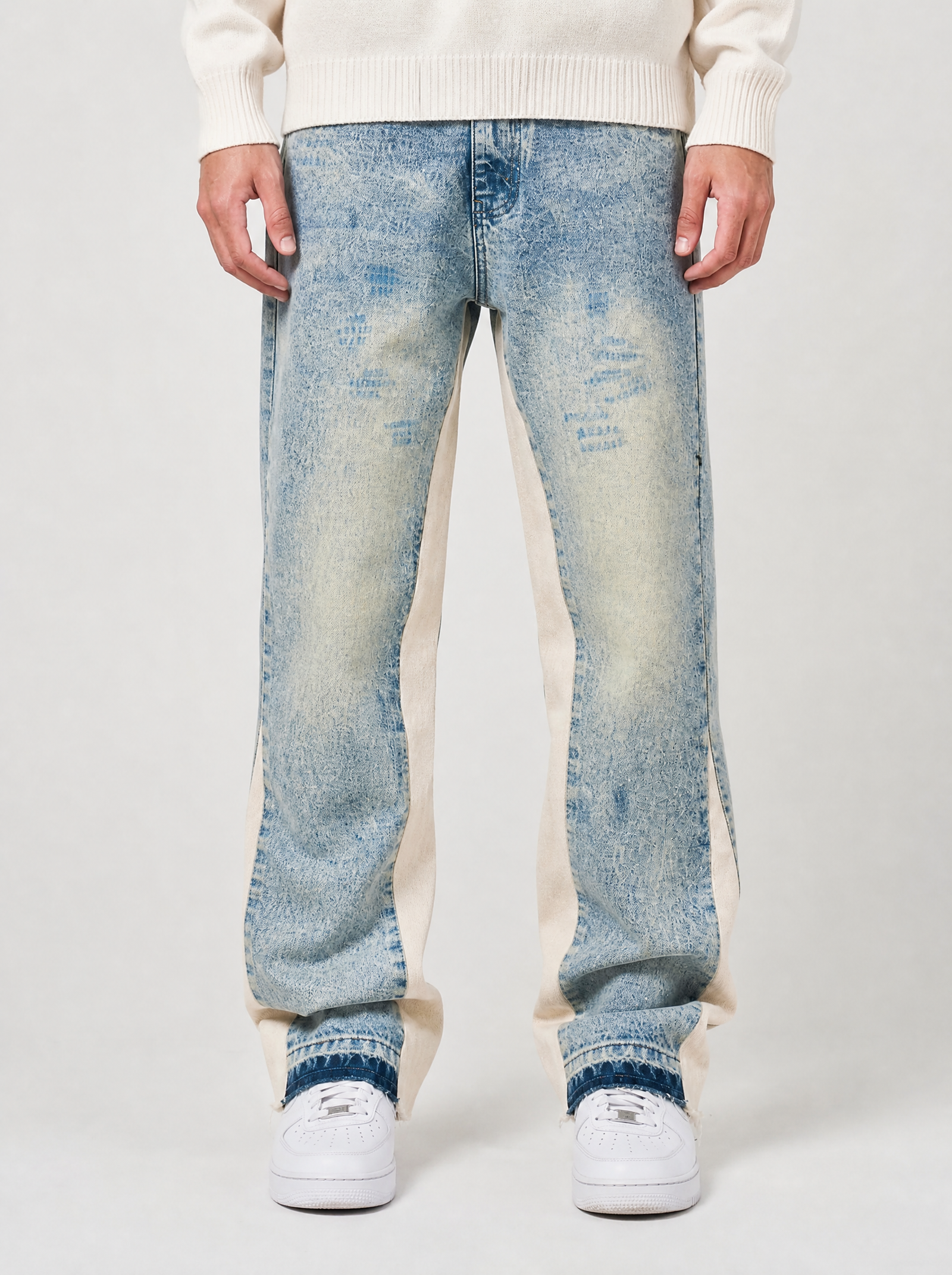 Maranello Tinted Blue Flare Jean