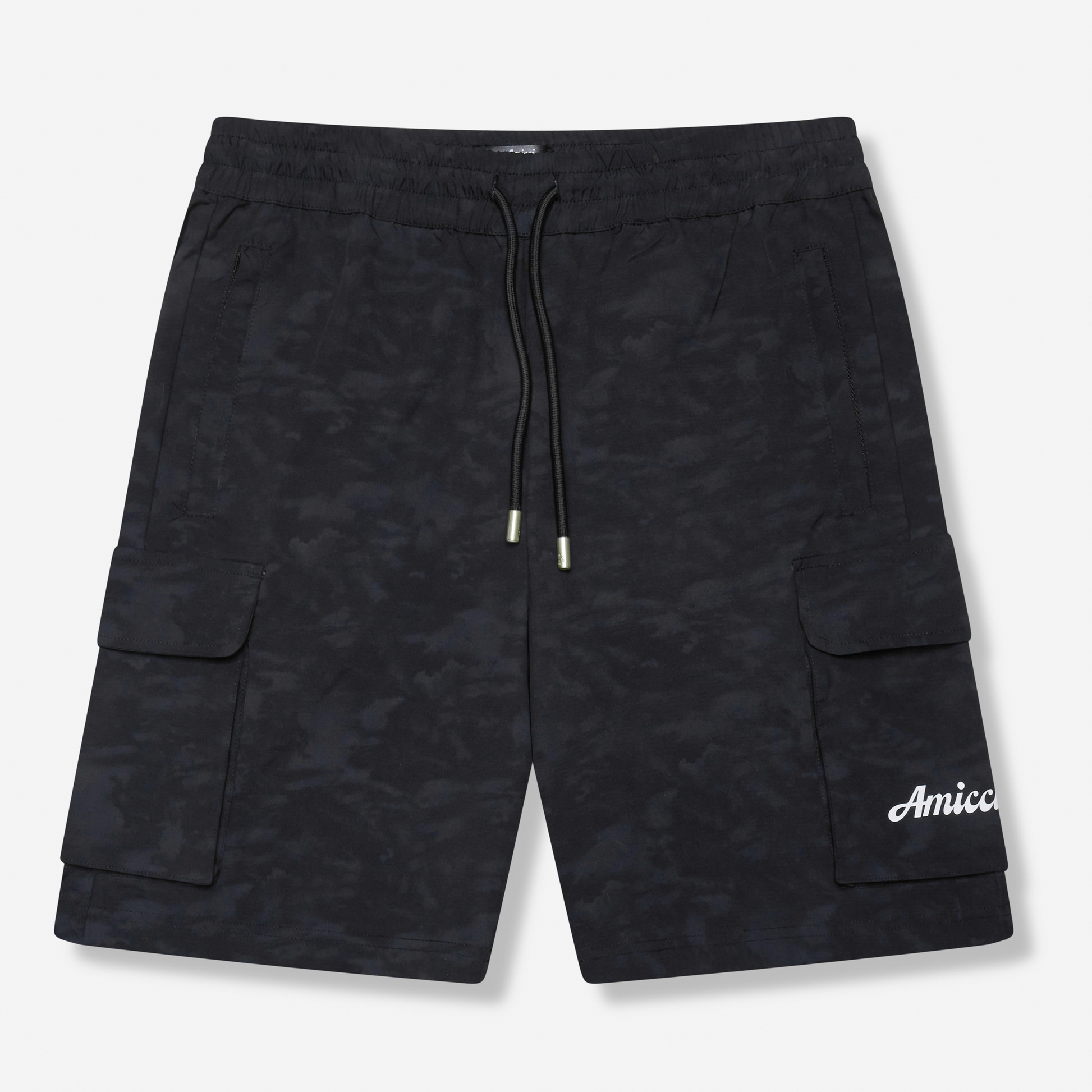 Almeria Patterned Shorts Black