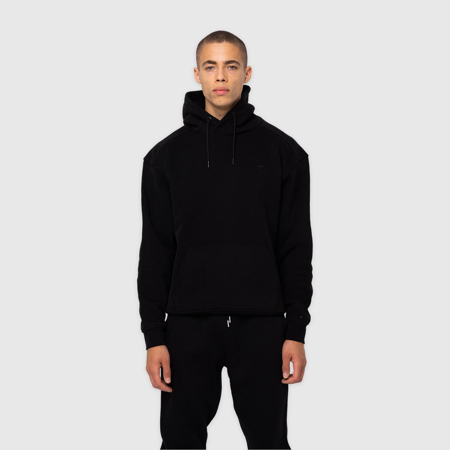 Sweat à Capuche Basique Noir