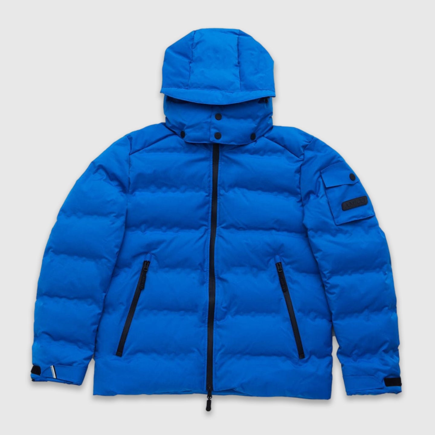 Chiesa gewatteerde jas blauw
