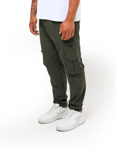 Pantalon cargo Diego kaki
