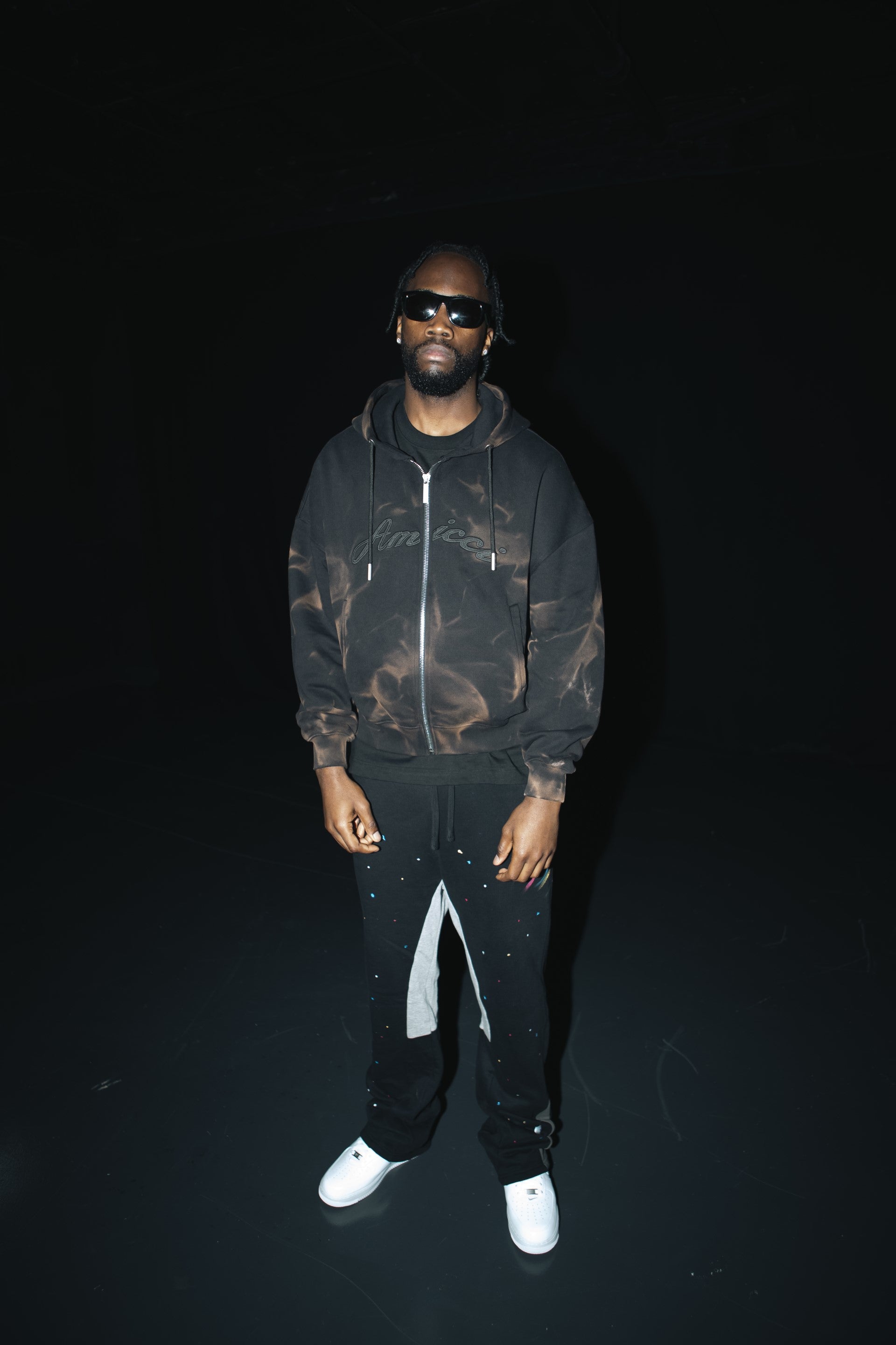 Amicci Hoodies Fibonacci Zip Through Hoodie