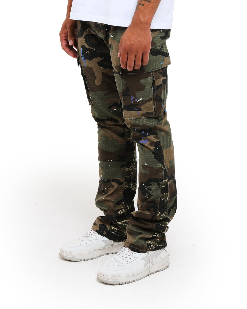 Amicci Men's Flavio Camo Cargo Pants - Premium Quality Clothing