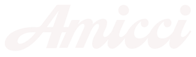 The word 'Amicci' in a white cursive script font on a solid white background.