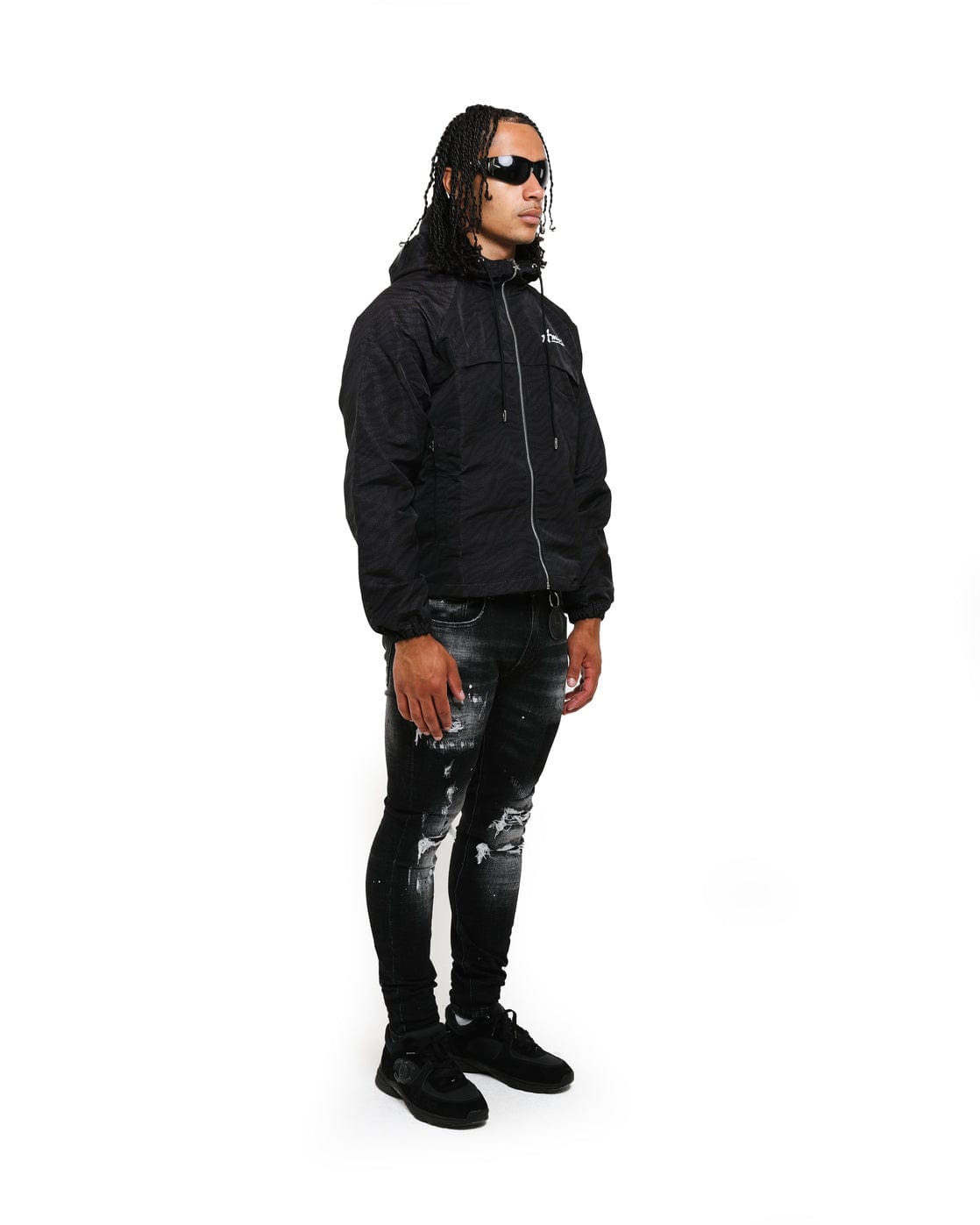 Amicci Jackets Luciano Windbreaker Black