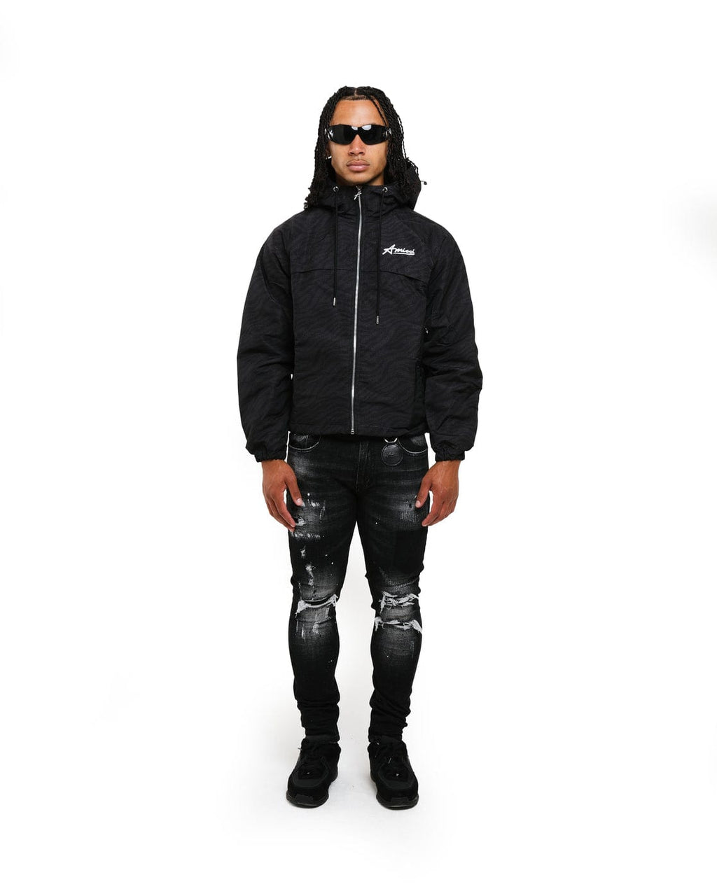 Amicci Jackets Luciano Windbreaker Black