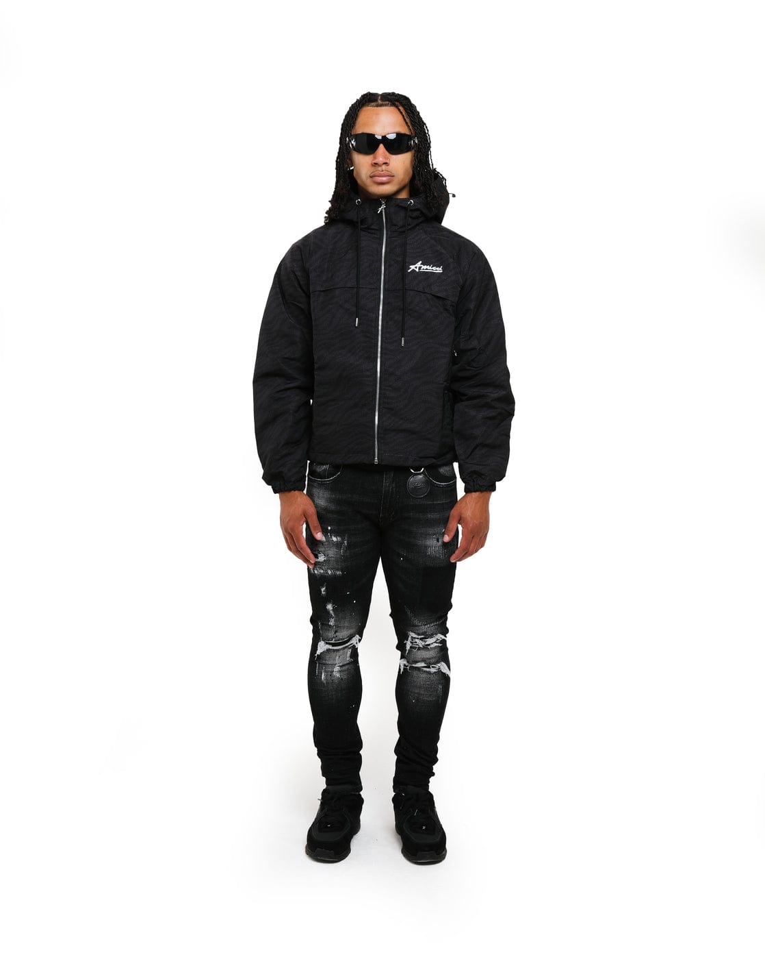 Amicci Jackets Luciano Windbreaker Black