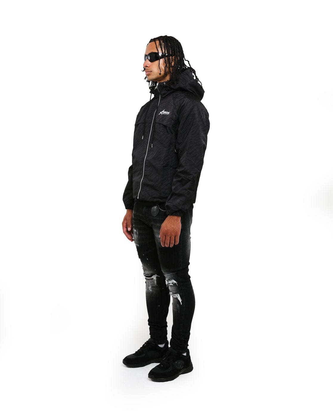 Amicci Jackets Luciano Windbreaker Black