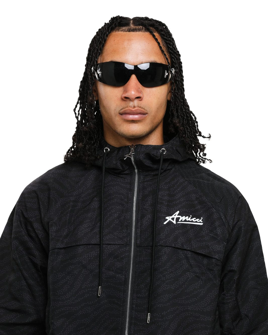 Amicci Jackets Luciano Windbreaker Black