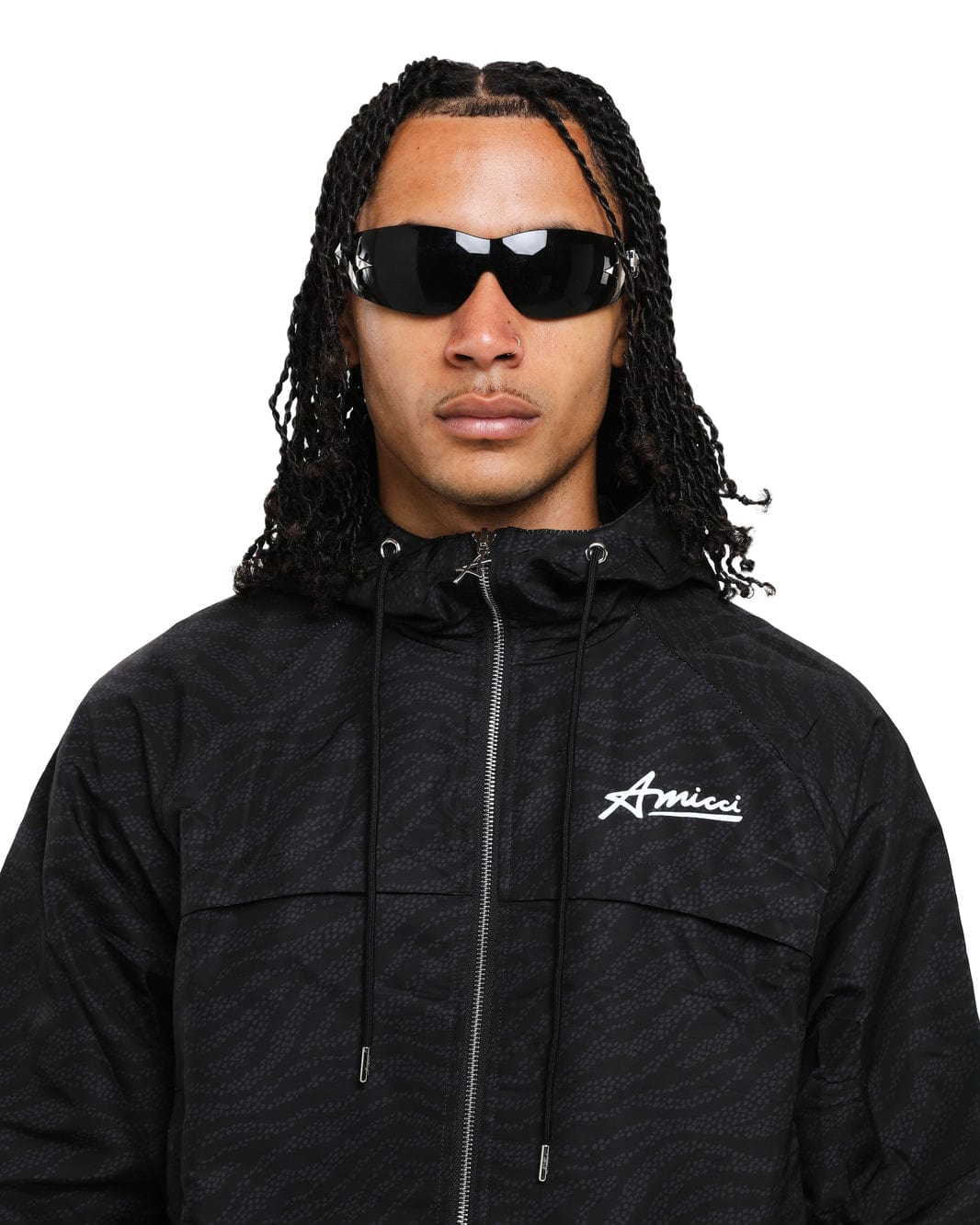 Amicci Jackets Luciano Windbreaker Black