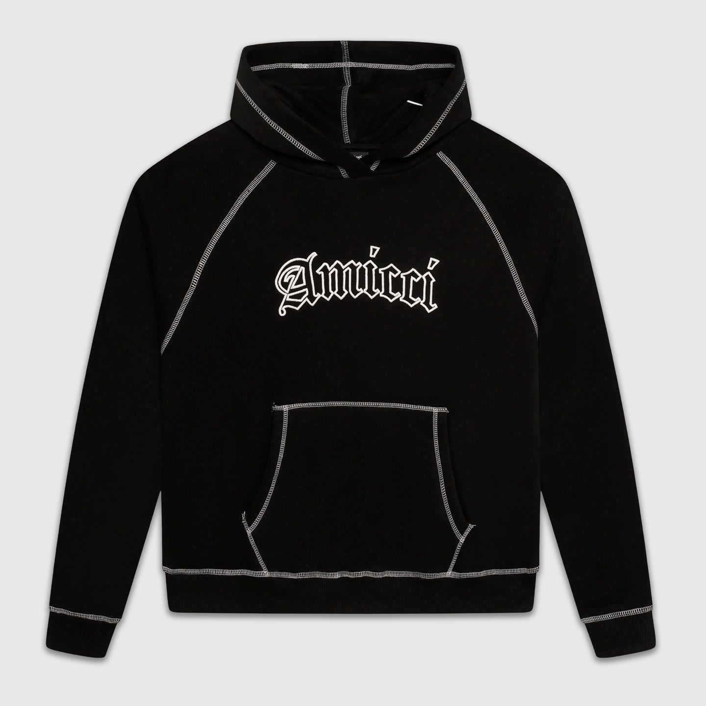 Sweat à capuche Pagani noir