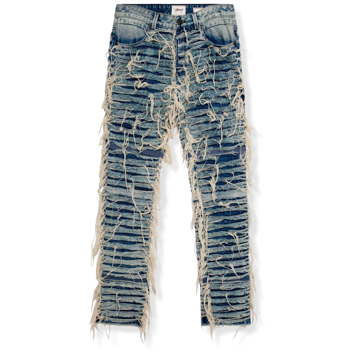 Amicci Sanko Purple - Premium Slim Fit Ripped Distressed Denim Jeans