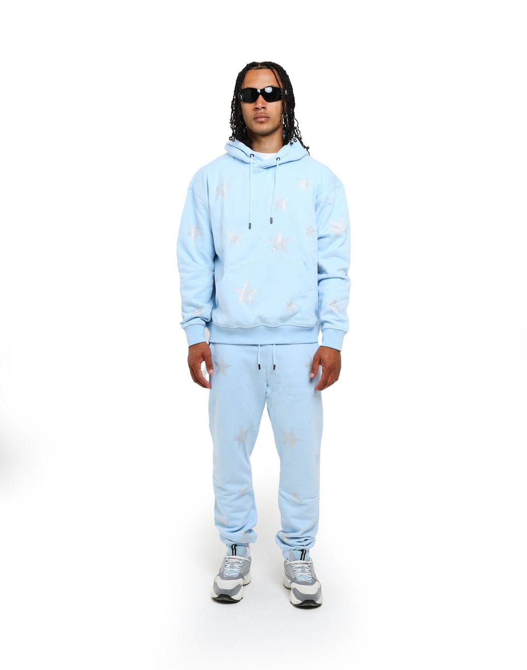 Baby blue designer hoodie hotsell