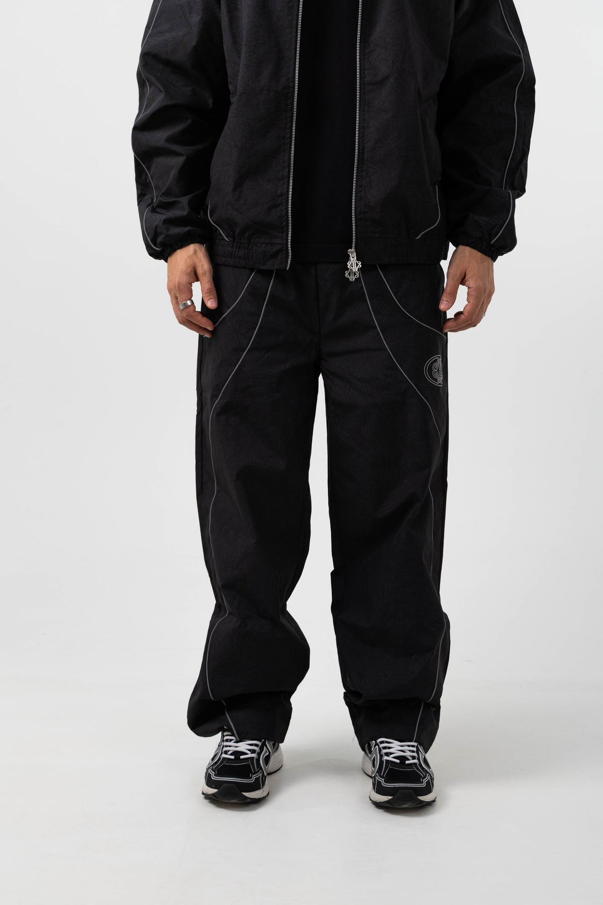 Ronin Relfective Black Shell Pants
