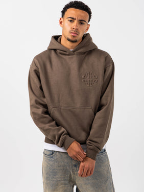 Reyes Embleem Logo Hoodie Grijs