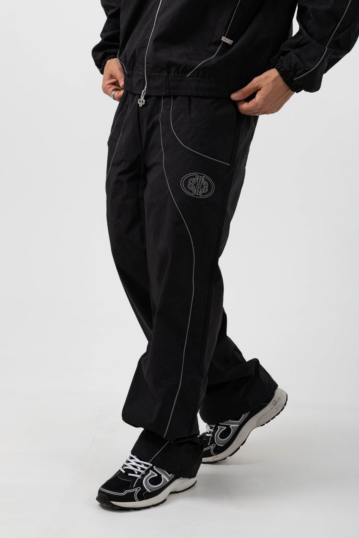 Ronin Relfective Black Shell Pants