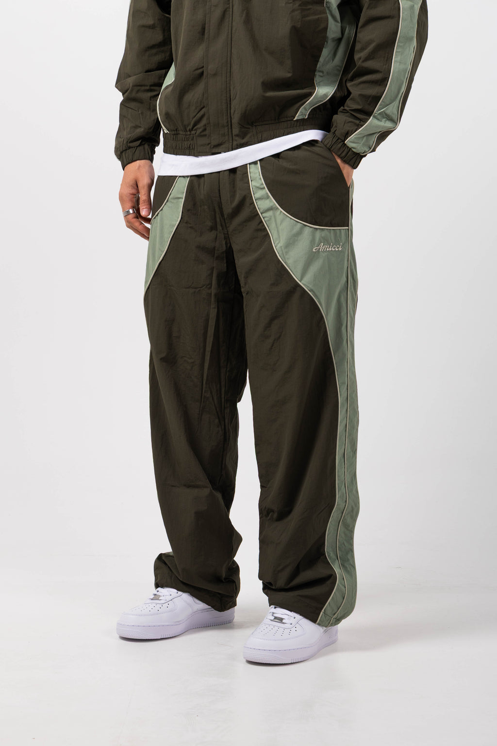 Placido Green Shell Pant