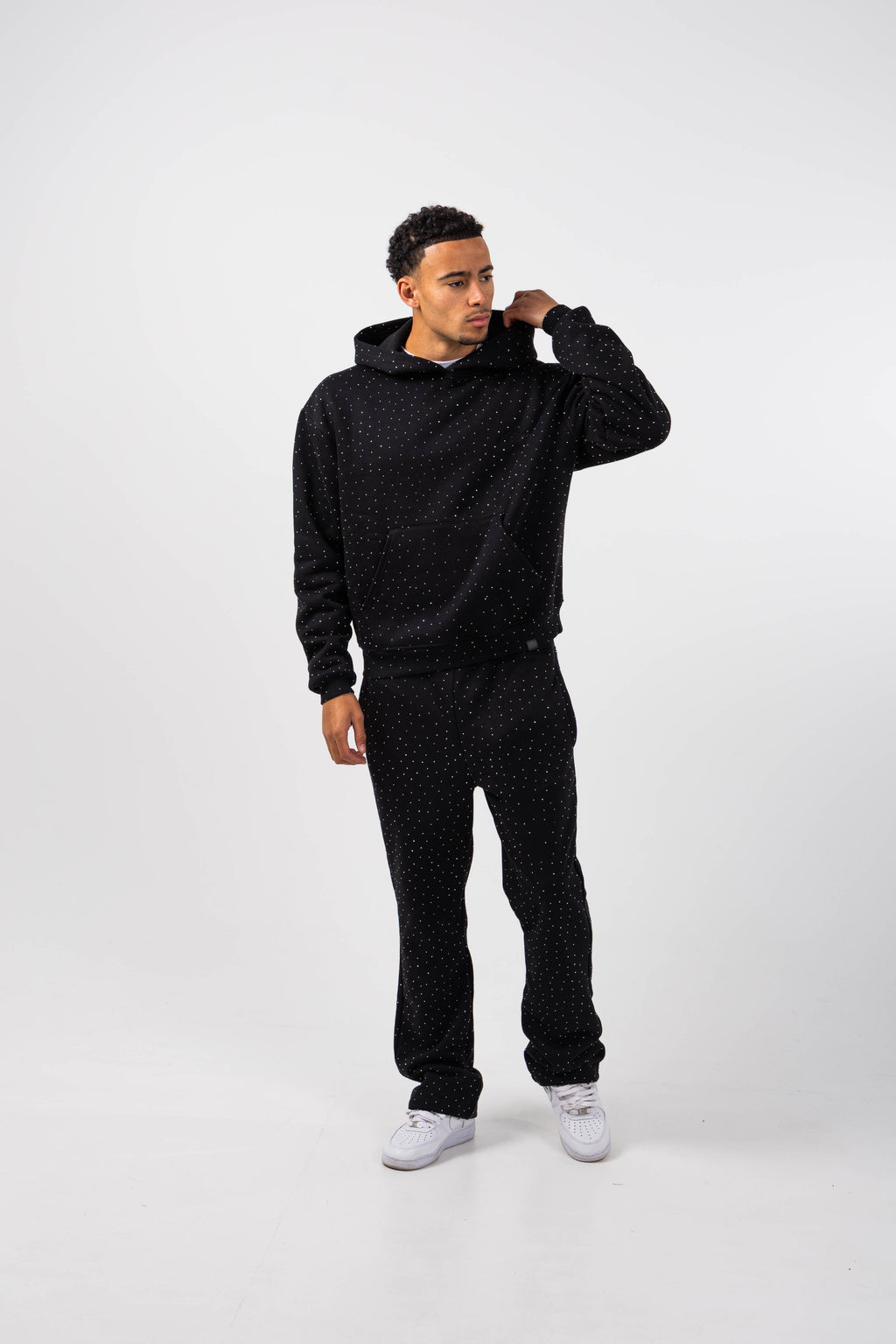 Massimo Embellished Black jogger
