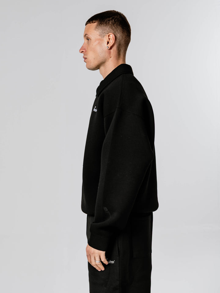 Atelier Scuba Black Rugby Sweatshirt